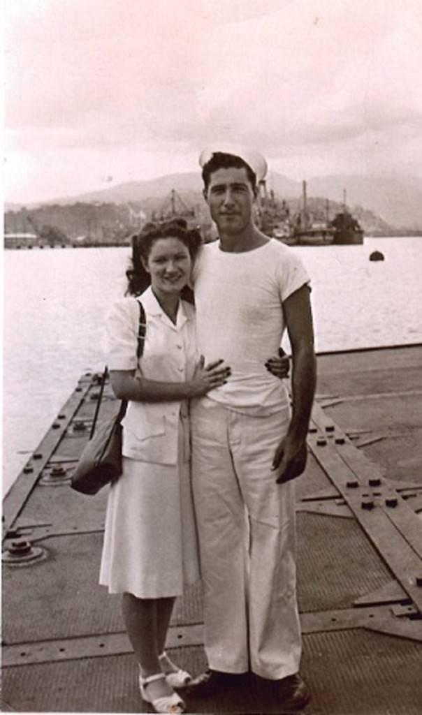 Dad - Mom - Subic Bay, Philippines - 1948 Final