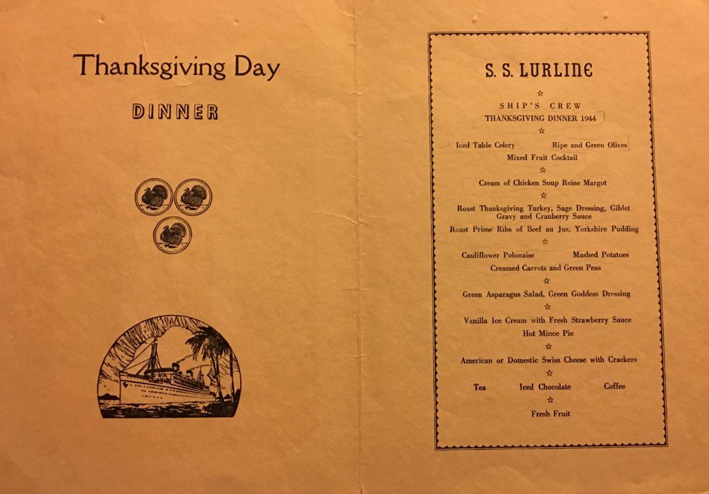 Thanksgiving Menu